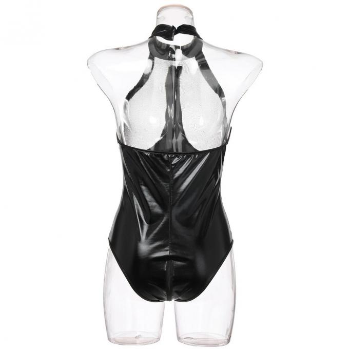Erotisch Sexy Leer Mesh Lingerie Sex Babydoll Erotic Teddy Corset Zipper Sexy Lingerie