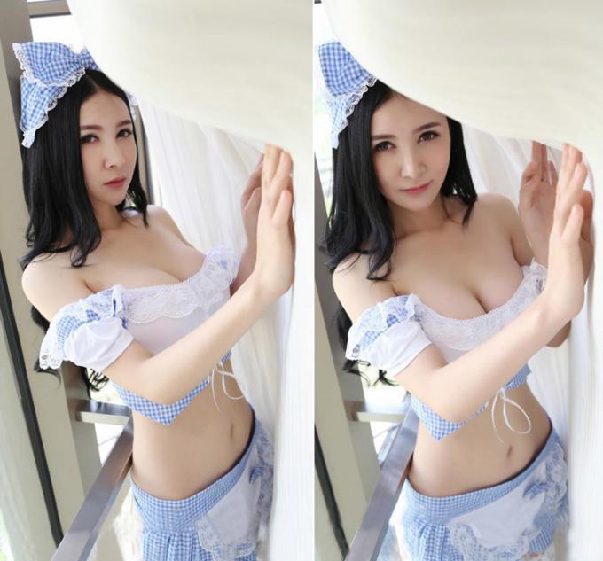 De hete Lingerie van Transparent Tuspenders Sexy van het Verkoopfioyia014 Cosplay Meisje