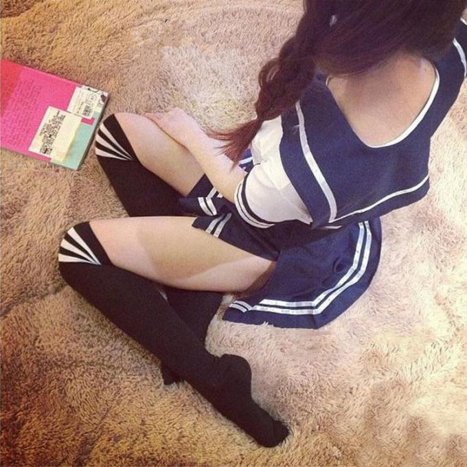 De Europese en Amerikaanse Uniformen van het de Schoolmeisje van Cosplay van Vrouwen′ s Uniformen verdelen de Sexy Lingerie van het Schoolmeisje