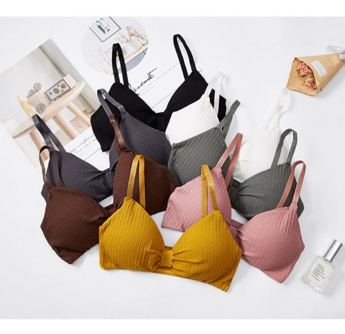 Comfortabele Katoenen Ondergoed, In te ademen en Verwijderbare van de de Sportenbustehouder van het Schuimstootkussen Lingerie