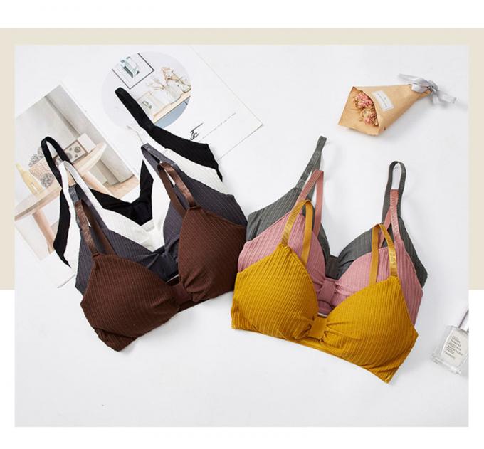 Comfortabele Katoenen Ondergoed, In te ademen en Verwijderbare van de de Sportenbustehouder van het Schuimstootkussen Lingerie
