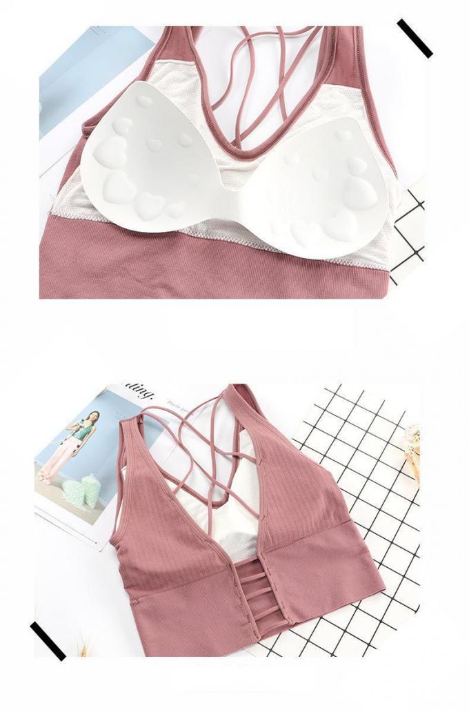 Comfortabele Katoenen Ondergoed, In te ademen en Verwijderbare van de de Sportenbustehouder van het Schuimstootkussen Lingerie