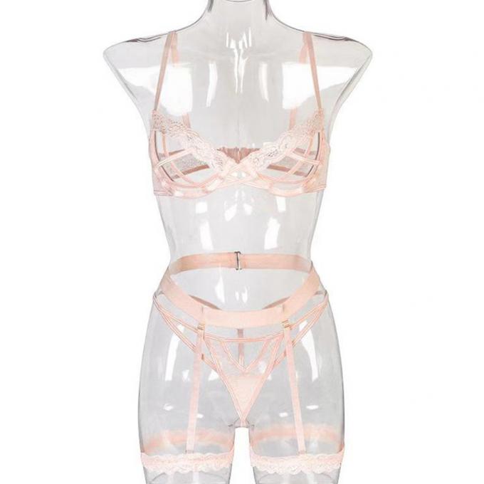 Sexy Bustehouders en Damesslipjes Geplaatst Ondergoed Holle Sexy Damesslipjes Geplaatst Lichaamskleding voor Geslachtslingerie