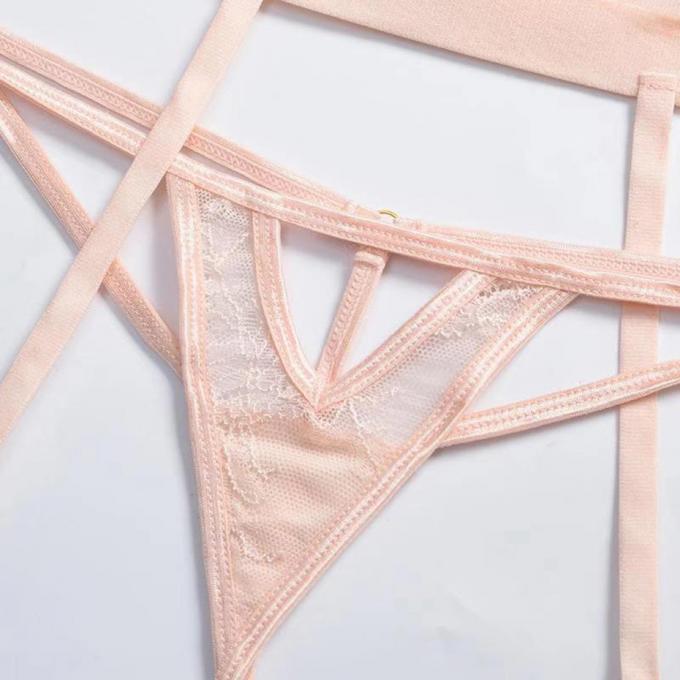 Sexy Bustehouders en Damesslipjes Geplaatst Ondergoed Holle Sexy Damesslipjes Geplaatst Lichaamskleding voor Geslachtslingerie