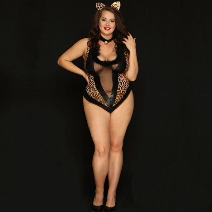 Plus Bodysuit van Grootte het Sexy Vrouwen ′ s Ondergoed van het Geslachtscosplay van Catsuit van het Lingerie Hete Erotische Latex