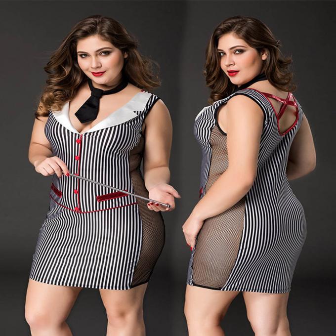 Sexy Cosplay-het Geslachtsondergoed van School Girl Uniform van de Lingerie Vastgesteld Leraar.