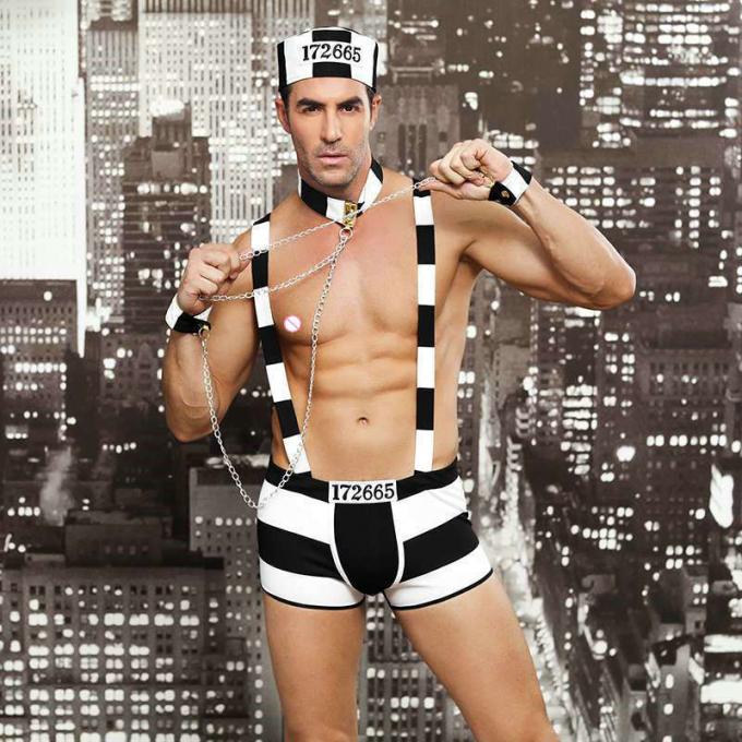 Van het de Rolspel van mensen van de de Kostuumsuitrusting de Hete Erotische Sexy Gevangene Cosplay voor Mensen′ s Lingerie