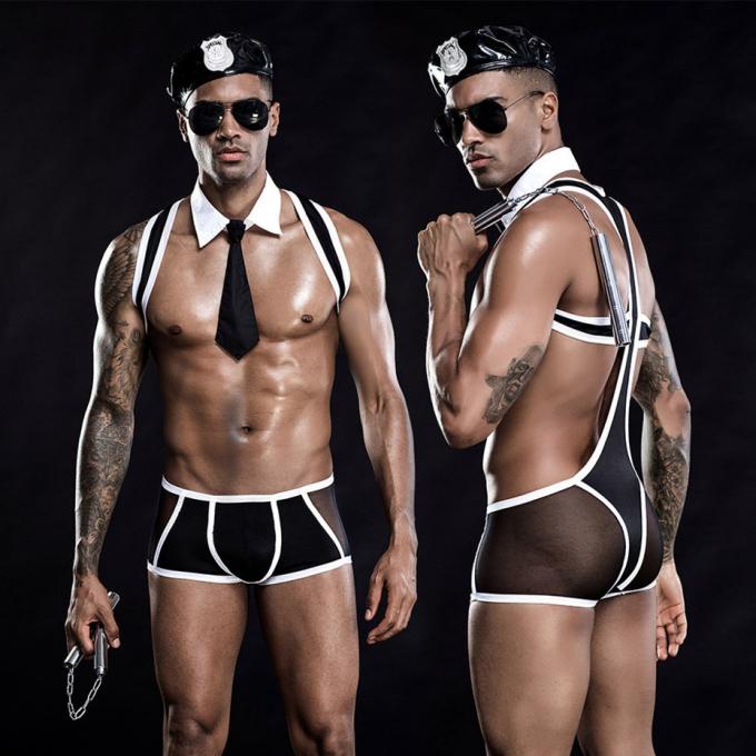 Hete de Lingeriefantasie van Minnaarmensen ′ s Verleidelijke Sexy Arts Erotic Costumes voor Mannetje met Alle Toebehoren 9813