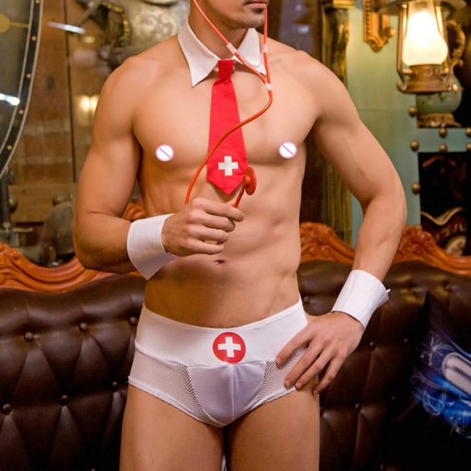 Hete de Lingeriefantasie van Minnaarmensen ′ s Verleidelijke Sexy Arts Erotic Costumes voor Mannetje met Alle Toebehoren 9813