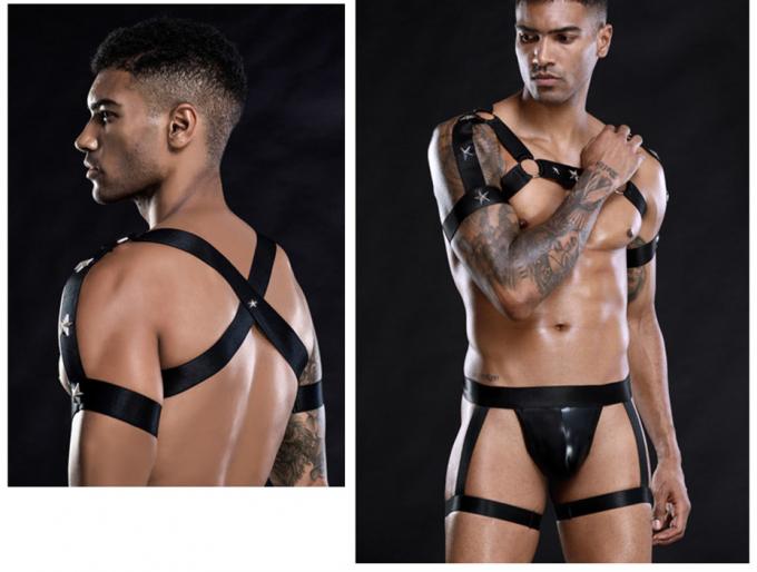 De sexy Bodysuit van het Mensen′ s Vest van de de Uitrustingsriem van het Lingerie Vastgestelde Geslacht Nachtkleding van het de Rolspel