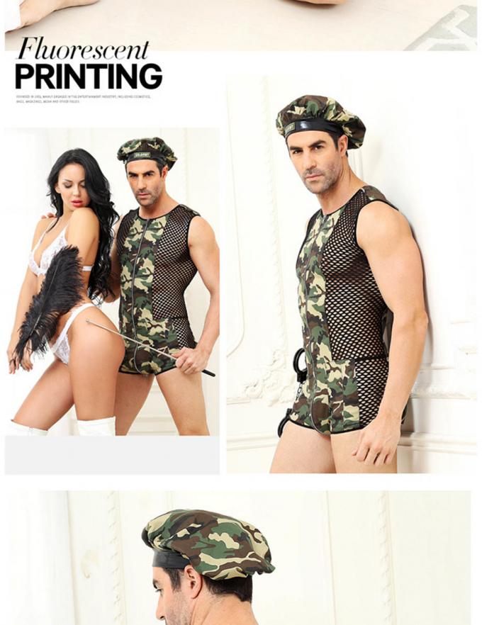 Sexy Cosplay-Lingerie Eenvormige Bodysuit Erotische de Mensen′ s Nachtkleding van Teddies Catsuit