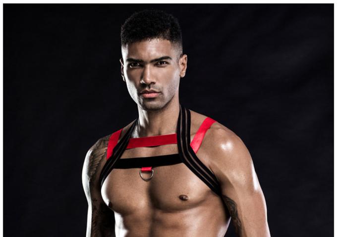 De sexy Bodysuit van het Vestpyjama's van Lingerie Vastgestelde Mensen ′ s Nachtkleding van de Uitrustingscatsuit Hete Erotische