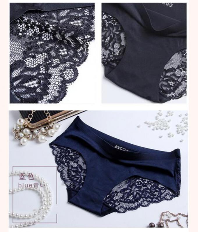 Van het de Damesondergoed van het hennepkant Zijde van het de Damesslipjes de Sexy Naadloze Gebreide Ijs 3