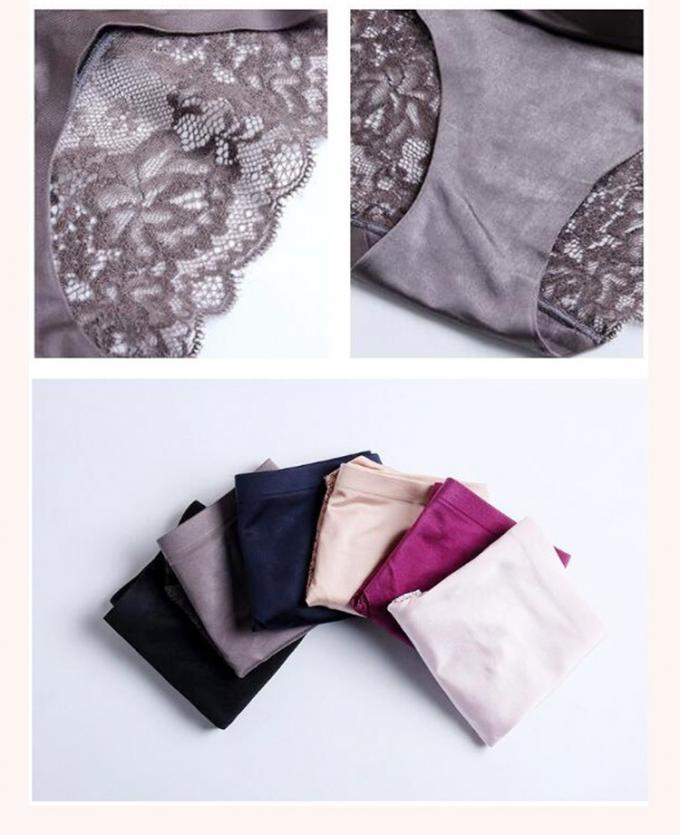 Van het de Damesondergoed van het hennepkant Zijde van het de Damesslipjes de Sexy Naadloze Gebreide Ijs 7