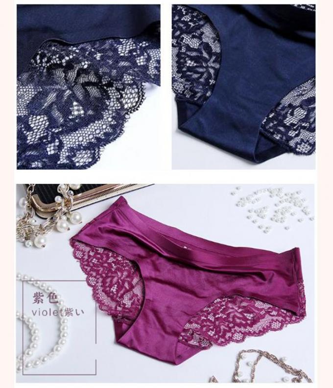 Van het de Damesondergoed van het hennepkant Zijde van het de Damesslipjes de Sexy Naadloze Gebreide Ijs 4