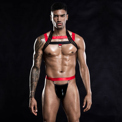 Bodysuit van nachtkledings Sexy Mensen Zwarte Vestmislukking 105cm Taille 76cm het Spel van de Riemrol