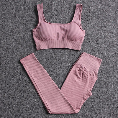 Van de de Bustehouders Hoog Taille van Spandex Vrouwelijk Sporten van de de Gymnastiek Naadloos Yoga Kostuum 3 PCs-Fitness Kleding