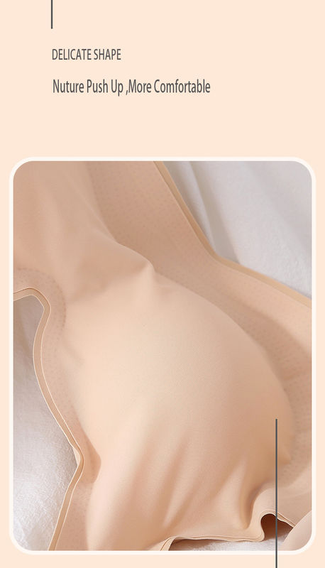 De nylon van het de Bustehouder Comfortabele Duidelijke Geverfte Latex van de Vrouwen Naadloze Sport Achtersluiting