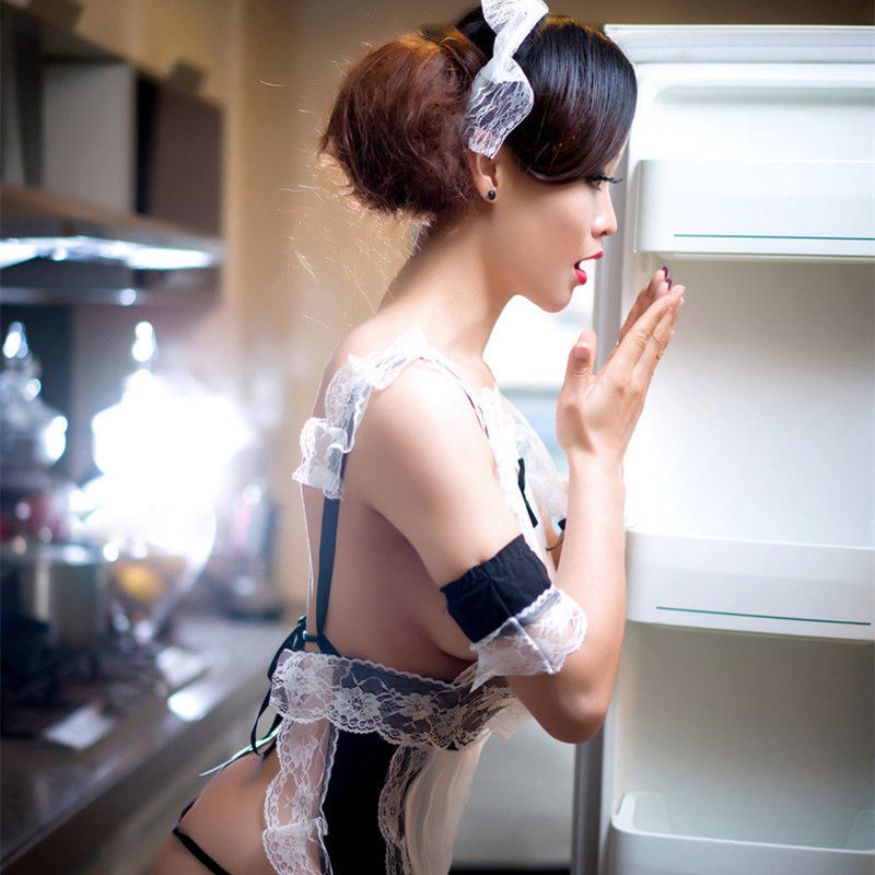 Van de de Kledings Korte Koker van polyesterbabydoll Sleeveless van de Lingeriebretels Sexy Meisje van Cosplay