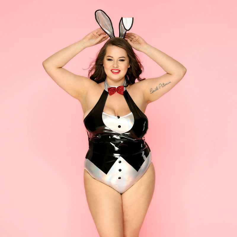 Eerste Hete van het Ondergoedreeksen van het Geslachtskant Bodysuit Lingerie Gebreide XXL Bloemen