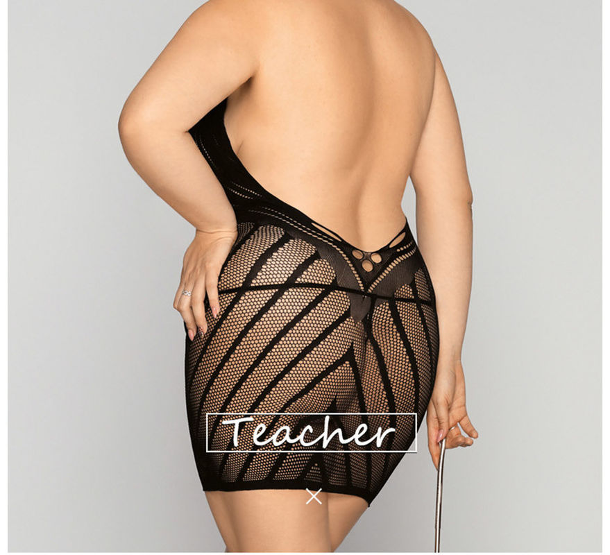 Leraar School 95cm van het de Lingerie m-XXL Kant van Taille Sexy Cosplay Ééndelige Bodysuit
