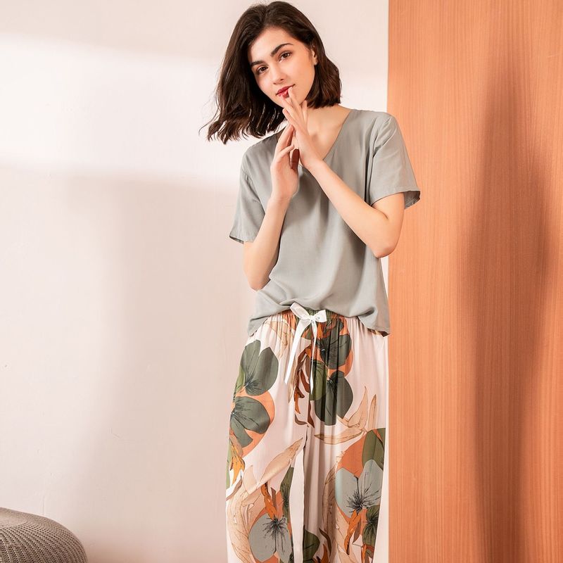 3XL Nachtkleding 62cm van vrouwenpyjama's het Kostuum van de de Zijdenacht van XS 2XL voor Dames