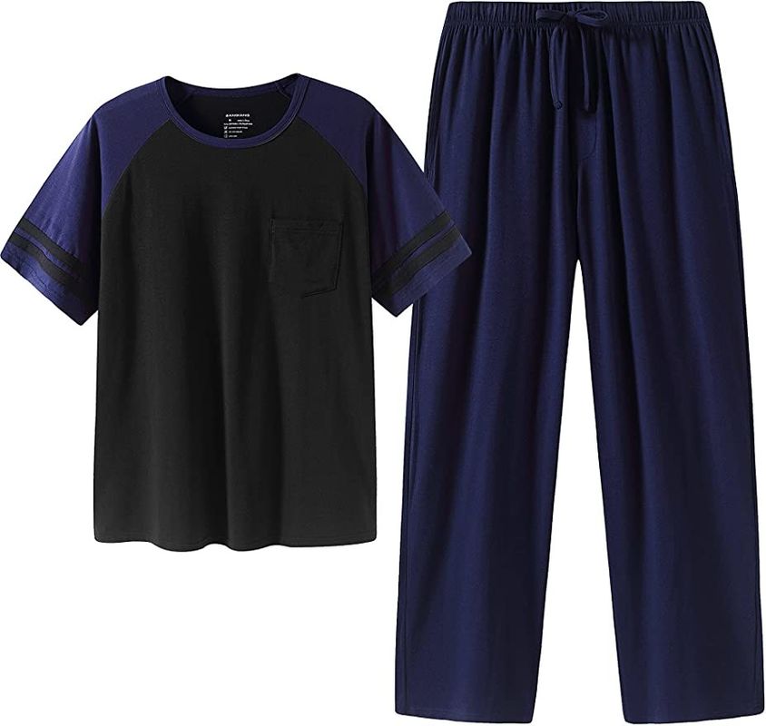 2XL l-van de Nachtkledings de Warme Pyjama's van Mensen Reeks van het de Nachtkostuum Tweedelige Gebreide