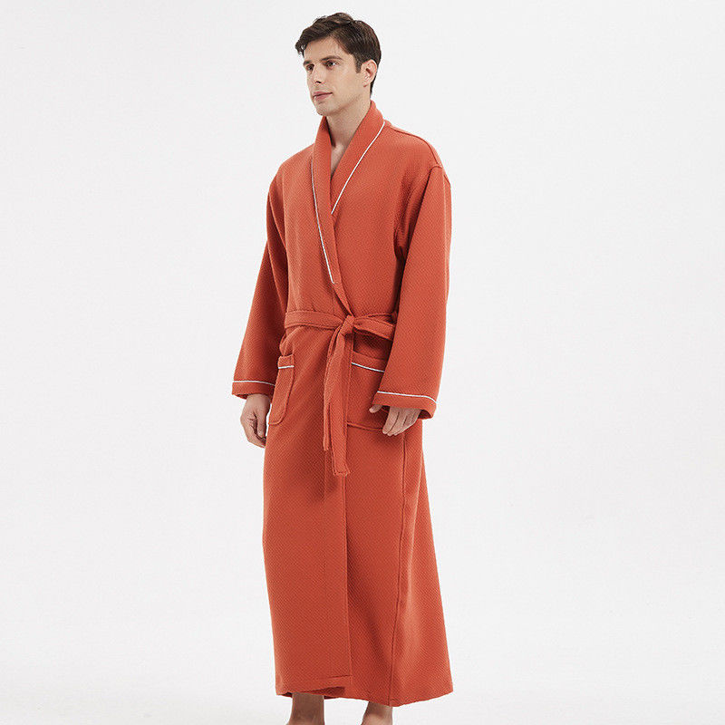 Plus Loungewear-de Nachtkledings Stevige Katoenen van Mensen Stoffen Warme Pyjama voor Mensen