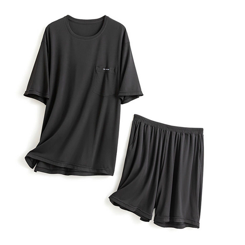 De Nachtkleding van zijdexxl Mensen breide 114cm Zomer van het Kostuumloungewear van de Borst de Blauwe Nacht