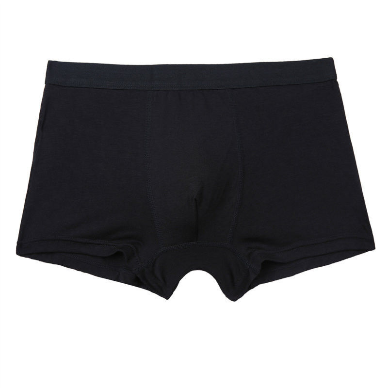 Zwart RTS-Bokser Katoenen Mensenondergoed 95 Katoen 5 Spandex-Ondergoed