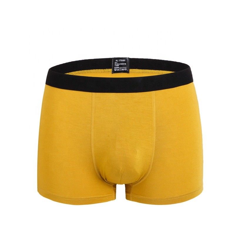 Zwart RTS-Bokser Katoenen Mensenondergoed 95 Katoen 5 Spandex-Ondergoed