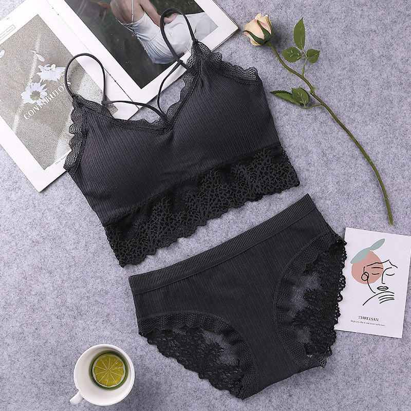 Naadloze Achter Verpakte 100kg-Katoenen Sexy Damesslipjebustehouder Vastgestelde 95C 95D Ééndelige Verzorging