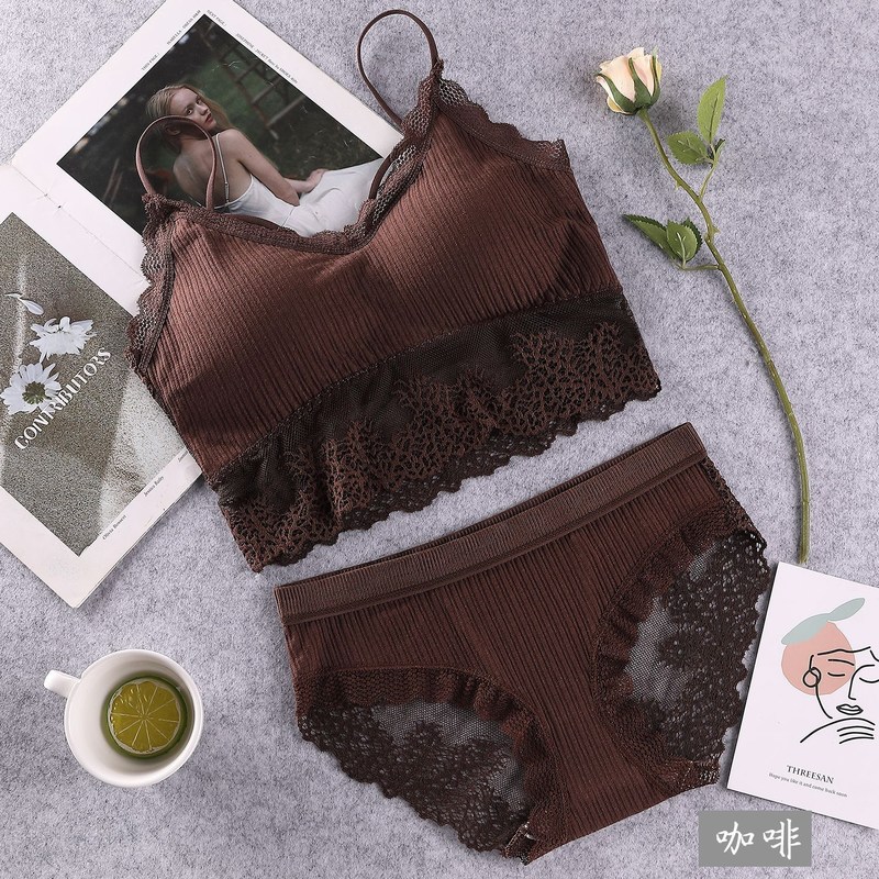 Naadloze Achter Verpakte 100kg-Katoenen Sexy Damesslipjebustehouder Vastgestelde 95C 95D Ééndelige Verzorging